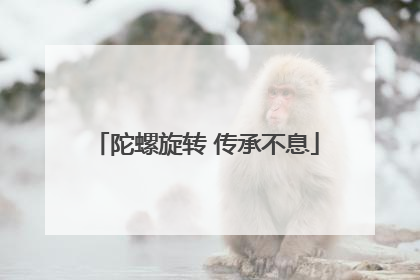 陀螺旋转 传承不息